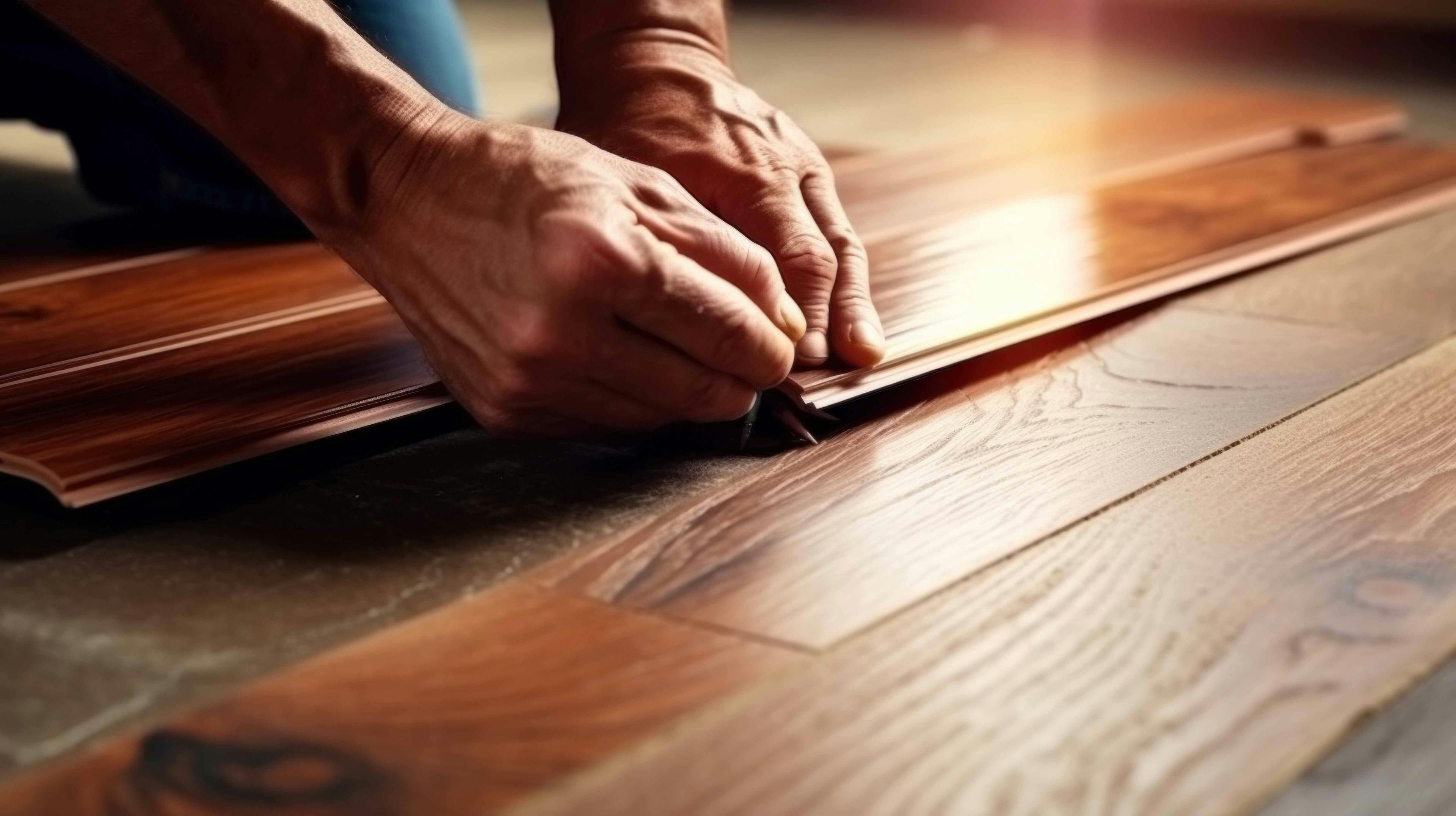 Fitting hard flooring