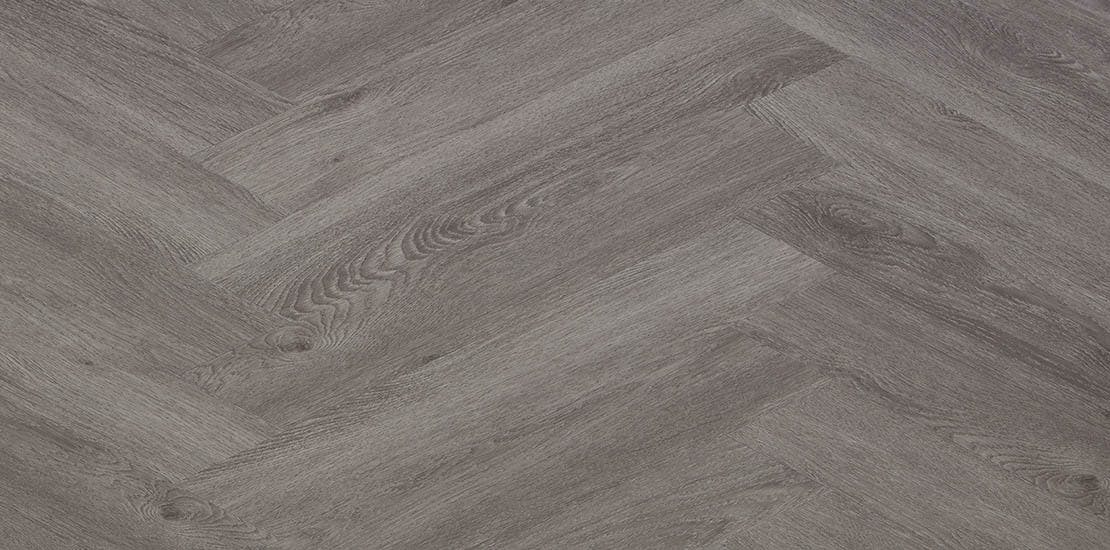 Endura Storm Oak Herringbone LVT / SPC Flooring