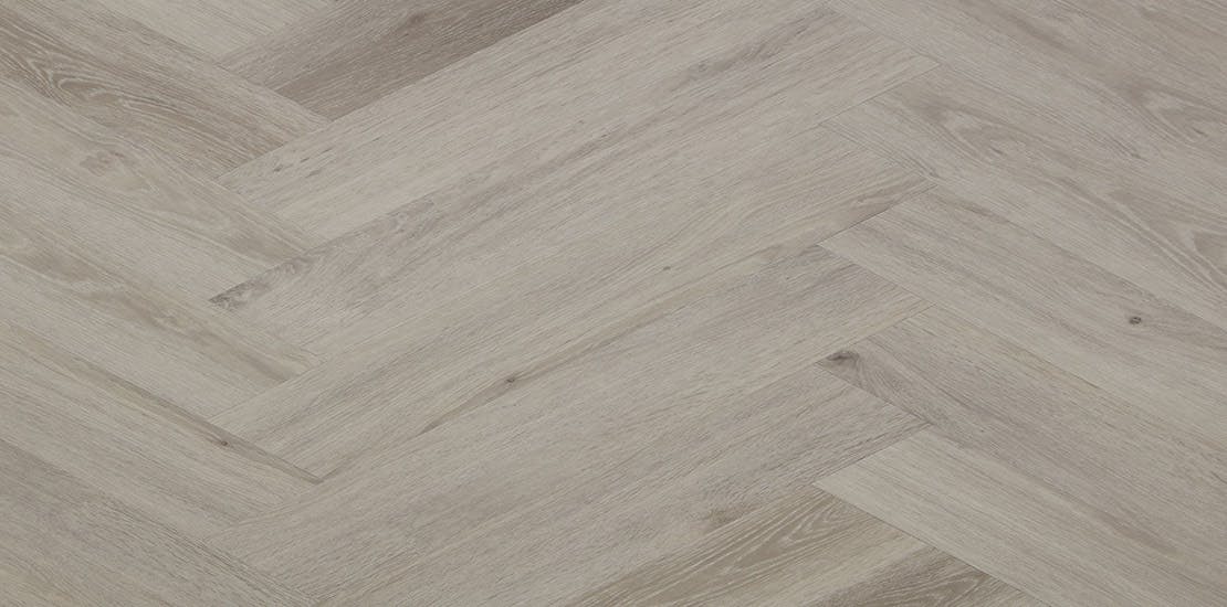 Endura Frozen Oak Herringbone LVT / SPC Flooring