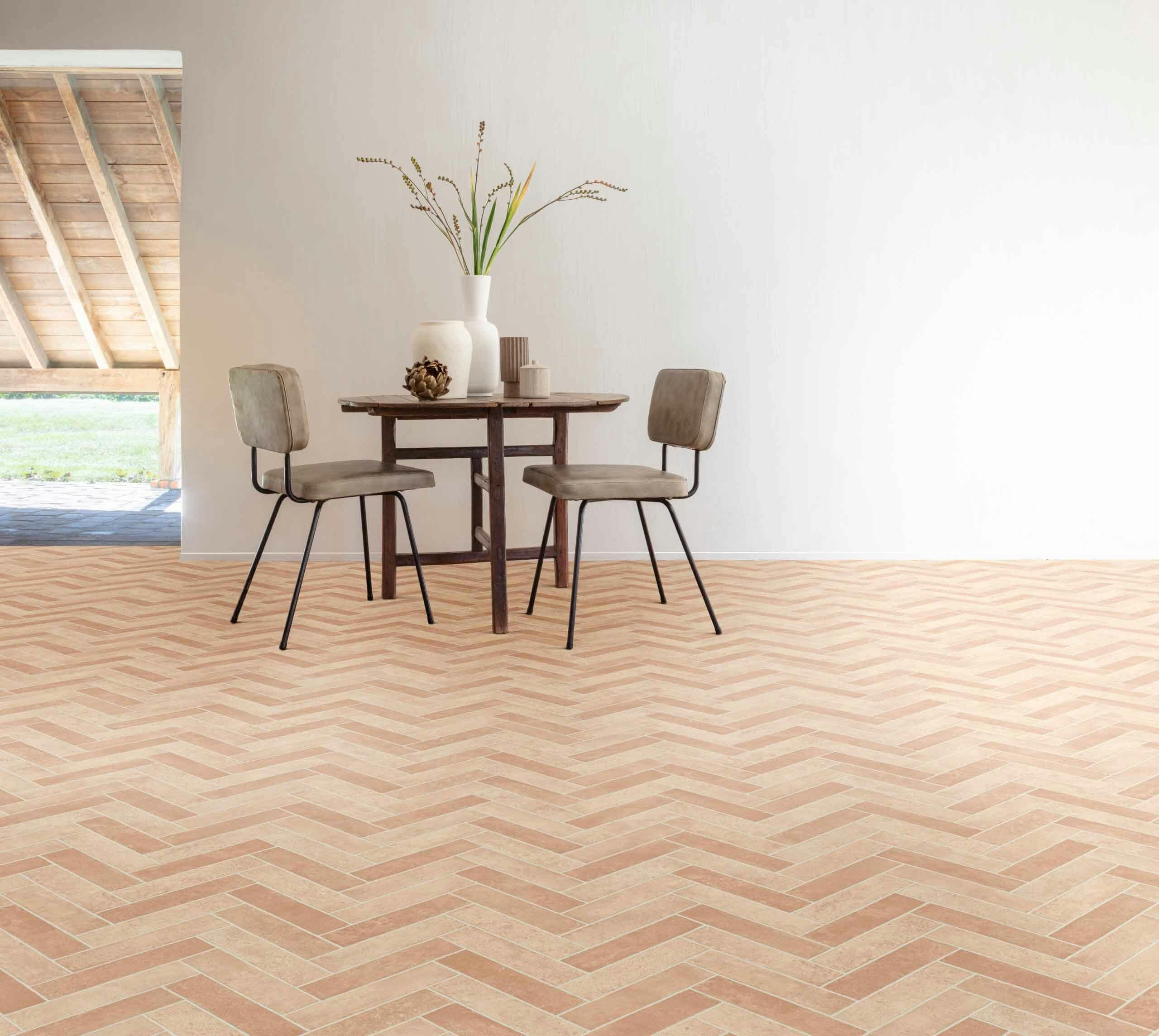 Bonita Vinyl Herringbone Flooring