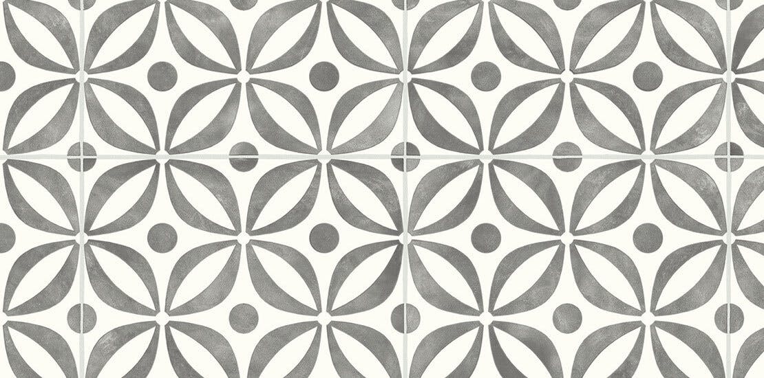 Pictora III Grey Flora Vinyl Flooring