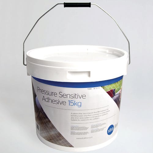 LVT pressure sensitive adhesive